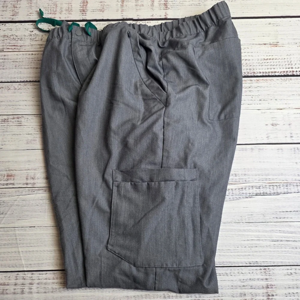 FIGS Technical‎ Collection Mens XXL Gray Jogger Scrub Pants M20SW2023 Charcoal